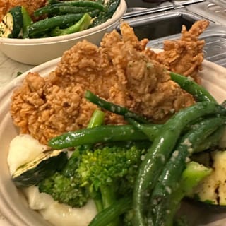 Fried Chicken Mashed Potato Bowl
