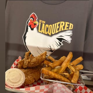 2 pc Fried Tenders & 1/2 French Fry COMBO