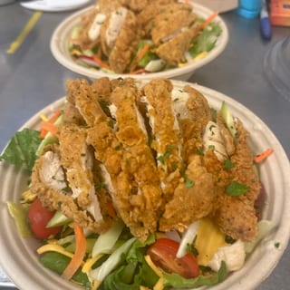 Crispy Chicken Ranch Salad: Ranch L, FIRE S