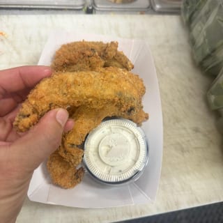 Portobello fries with ranch