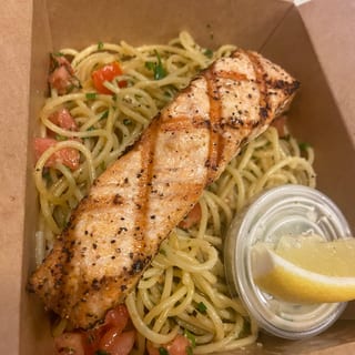 Blackened Salmon & Butter Pasta